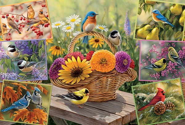 Cobble Hill (50712) - "Rosemary's Birds" - 2000 pieces puzzle