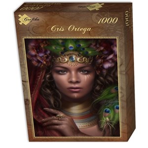 Grafika (01054) - Cris Ortega: "Queen of the Sun Realm" - 1000 pieces puzzle