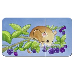 Ravensburger (07365) - "Cute Forest Animals" - 2 pieces puzzle