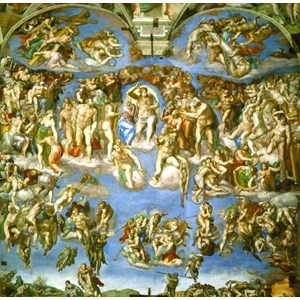 Grafika (00724) - Michelangelo: "Judgement Day" - 1500 pieces puzzle