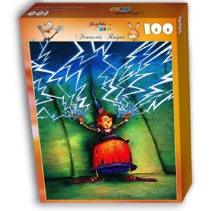 Grafika Kids (01451) - François Ruyer: "The Witch" - 100 pieces puzzle
