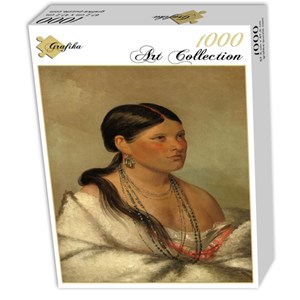 Grafika (02233) - George Catlin: "The Female Eagle, Shawano, 1830" - 1000 pieces puzzle