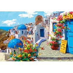 Castorland (C-200603) - "Spring in Santorini" - 2000 pieces puzzle