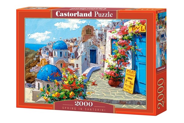 Castorland (C-200603) - "Spring in Santorini" - 2000 pieces puzzle