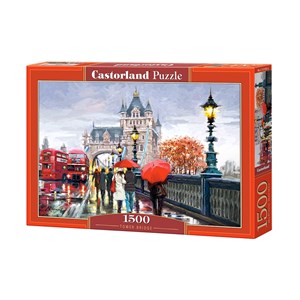 Castorland (C-151455) - Richard Macneil: "Tower Bridge" - 1500 pieces puzzle