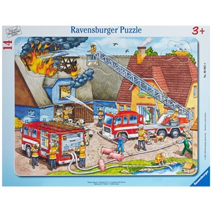 Ravensburger (06092) - "Fighting Fire" - 14 pieces puzzle