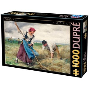 D-Toys (72788-1) - Julien Dupre: "The Harvesting of the Hay" - 1000 pieces puzzle