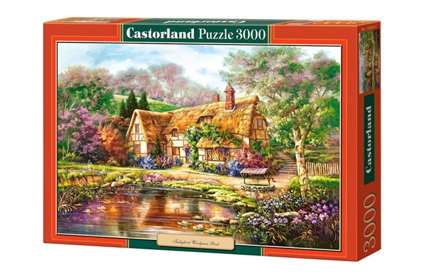 Castorland (C-300365) - "Twilight at Woodgreen Pond" - 3000 pieces puzzle