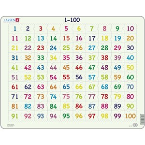 Larsen (AR10) - "Math 100" - 100 pieces puzzle