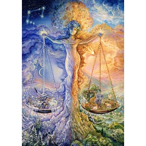 Grafika (00823) - Josephine Wall: "Zodiac Sign, Libra" - 1000 pieces puzzle