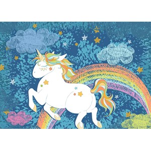 Ravensburger (19932) - "Happy Unicorn" - 1200 pieces puzzle