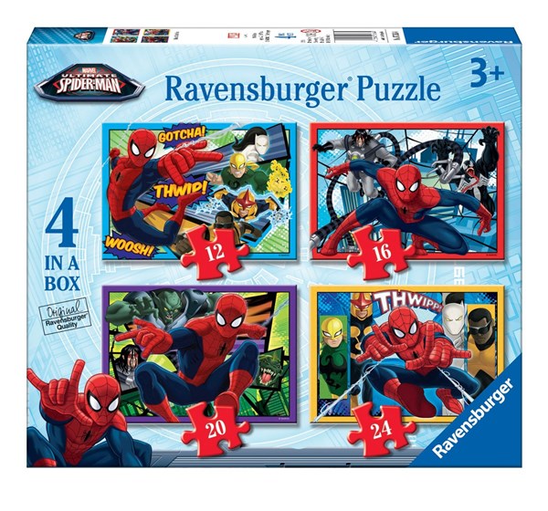Ravensburger (07363) - Spiderman - 12 16 20 24 pieces puzzle