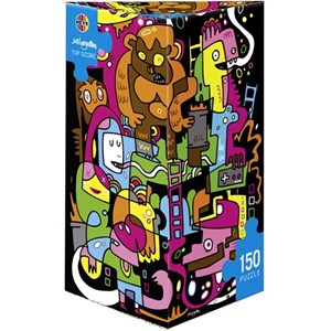 Heye (29483) - Jon Burgerman: "Best score" - 150 pieces puzzle